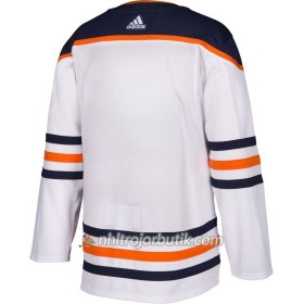 Män Ishockey Edmonton Oilers Tröja Blank Adidas Vit Authentic